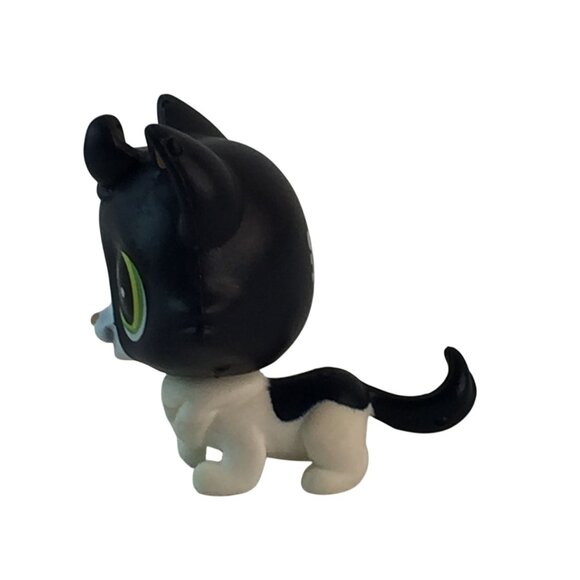 Littlest Pet Shop LPS #319 Glossy Felinsky Cat #320 Inkwell Felinsky Kitten - Picture 8 of 11